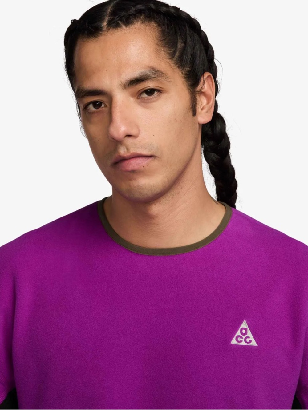 NWT Men's Nike ACG "Wolf Tree' Fleece Crewneck Sweatshirt (Large) - Picture 4 of 9